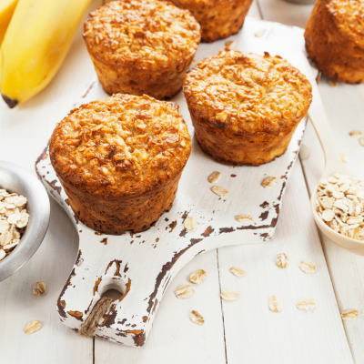 Whole Wheat Muffins made from organic wheat and honey