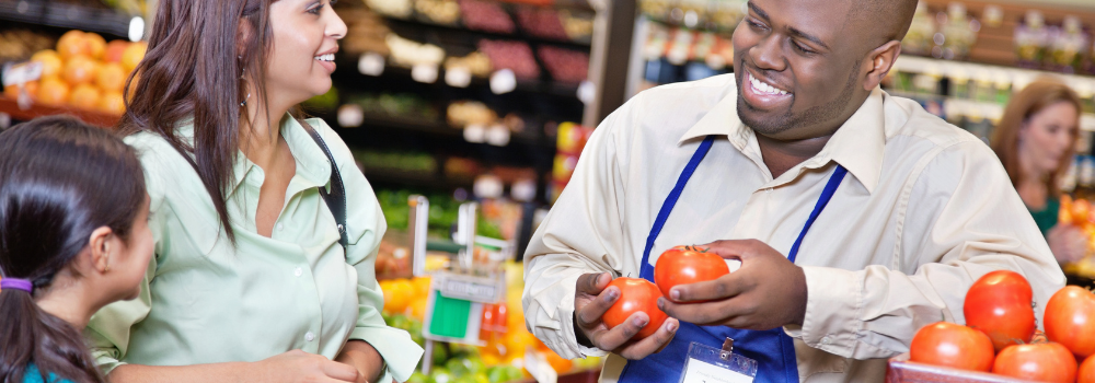 organic grocery shopping