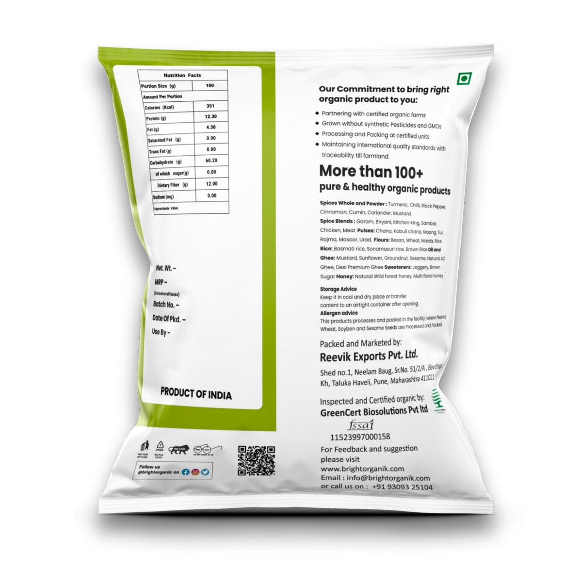 Organic Foxtail Millet (Kangni)