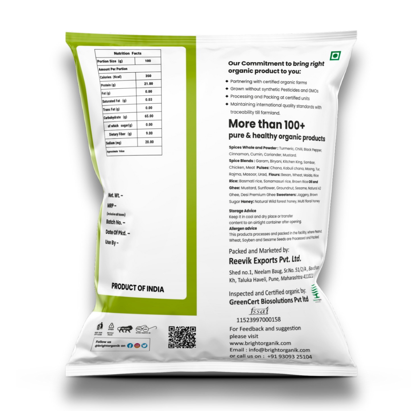 Organic Arhar (Tur) Dal