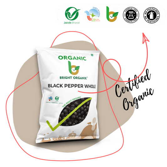 Organic Black Pepper whole