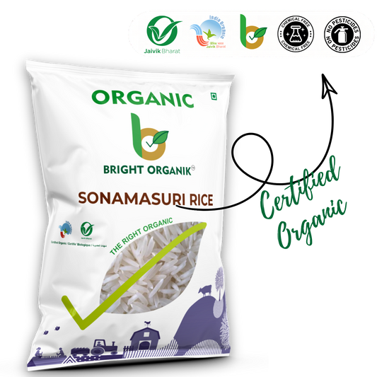 Organic Sonamasuri Rice