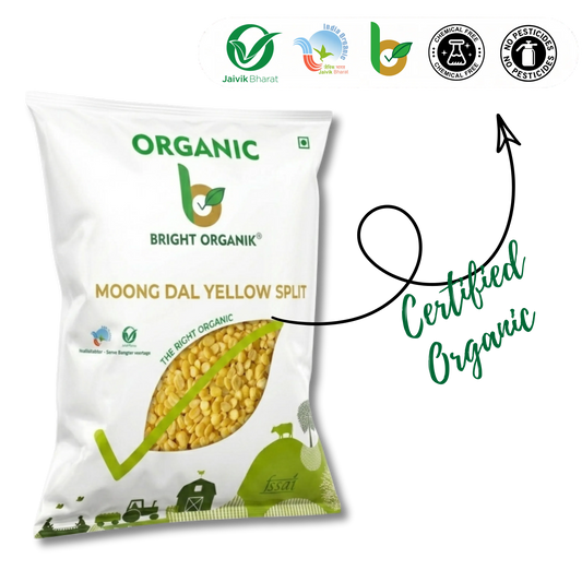 Organic Moong dal yellow