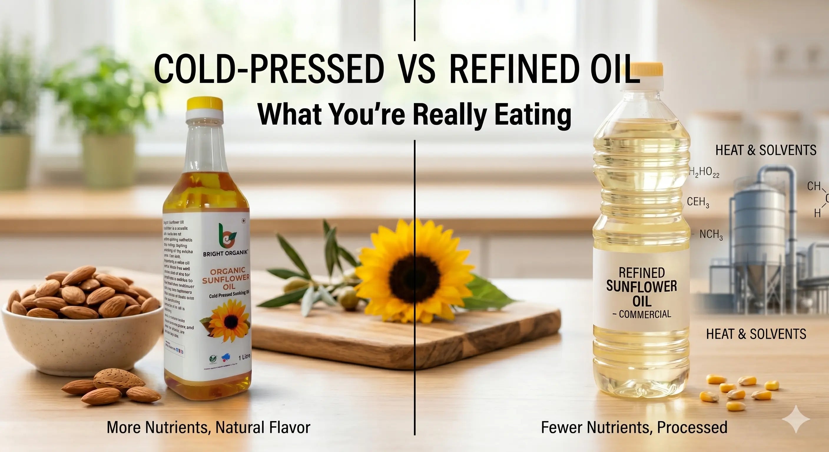 Cold-Pressed vs Refined Oil — What You're Really Eating