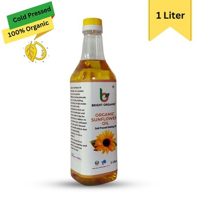 Organic Sunflower Oil (Cold Pressed) - Bright Organik