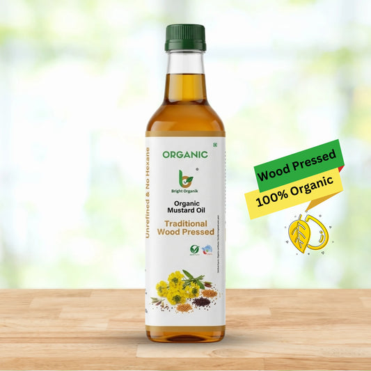 Organic Mustard Oil (Cold Pressed)