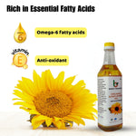Load image into Gallery viewer, Organic Sunflower Oil (Cold Pressed) - Bright Organik
