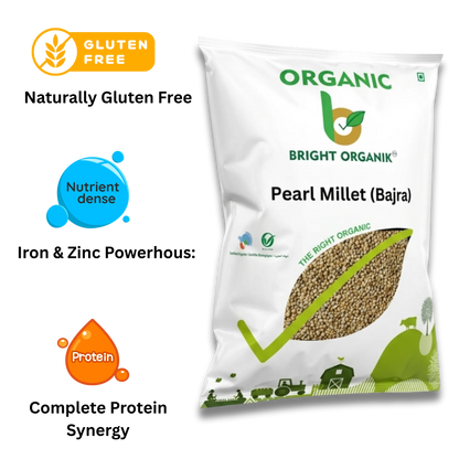 Organic Pearl Millet (Bajra)