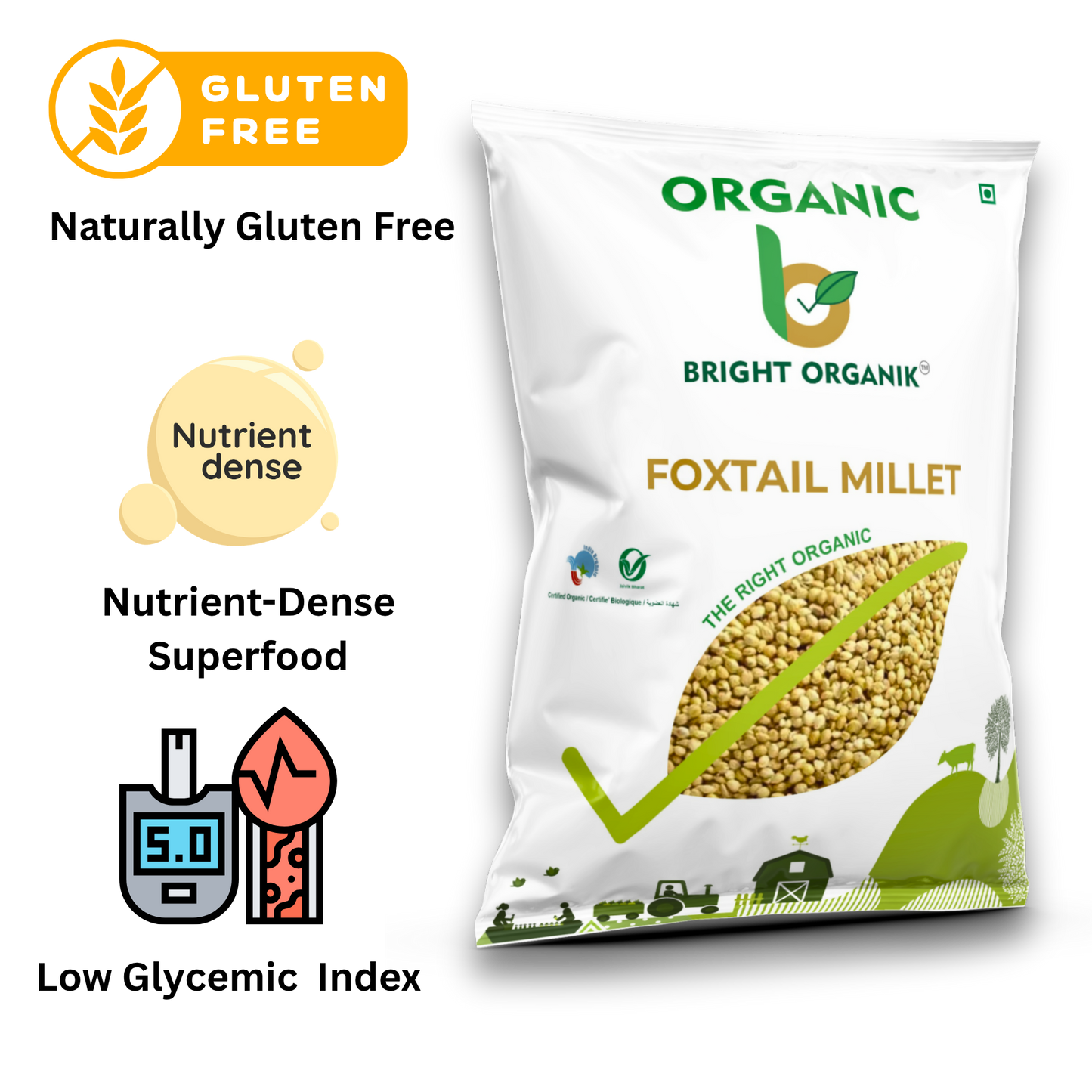 Organic Foxtail Millet ( Baajara)