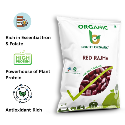 Organic Rajma (Kidney Beans - Red)