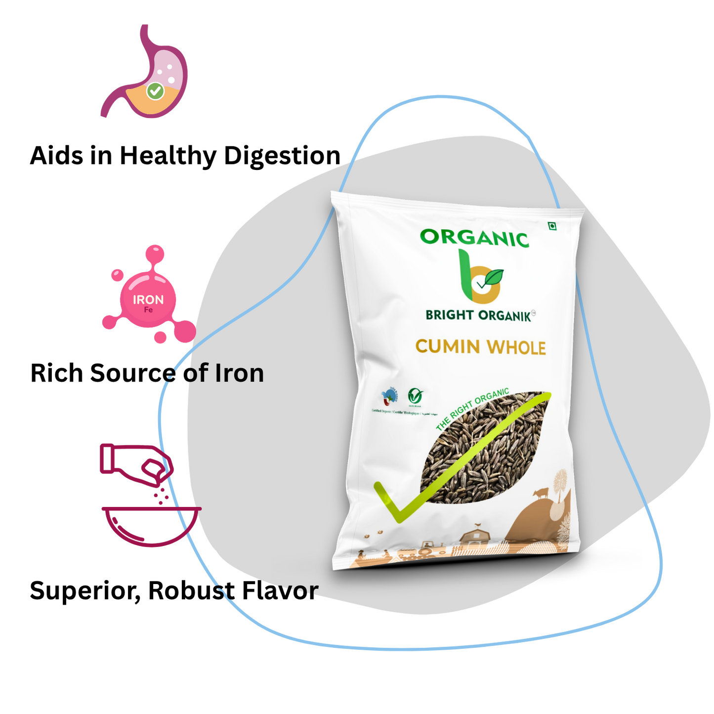 Organic Cumin Whole