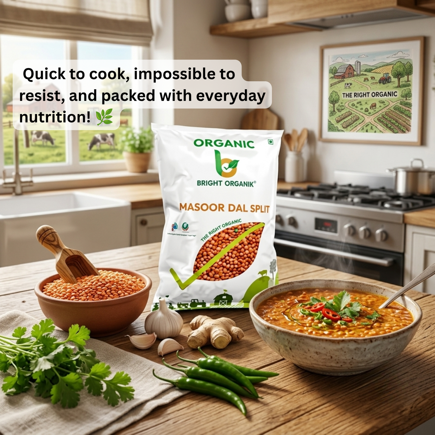 Organic Masoor Dal (Split)