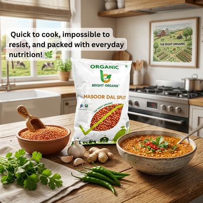 Organic Masoor Dal (Split)