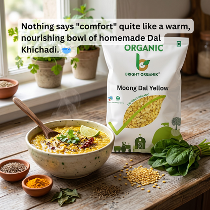 Organic Moong dal yellow