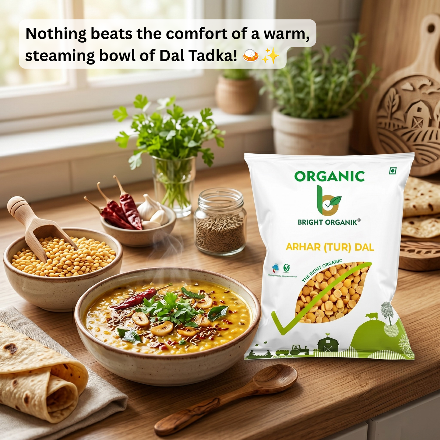 Organic Arhar (Tur) Dal