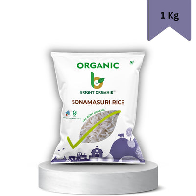 Organic Sonamasuri Rice - Bright Organik