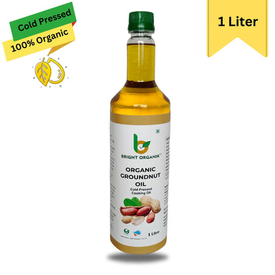 Organic Groundnut Oil (Cold Pressed)