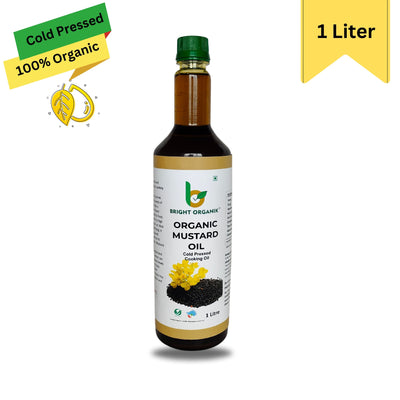 Organic Mustard Oil (Cold Pressed)