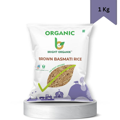 Organic Brown Basmati Rice  - Bright Organik