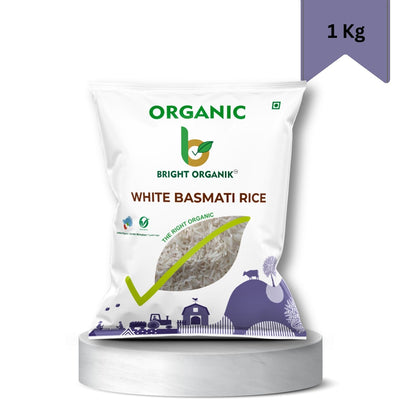 Organic White Basmati Rice - Bright Organik