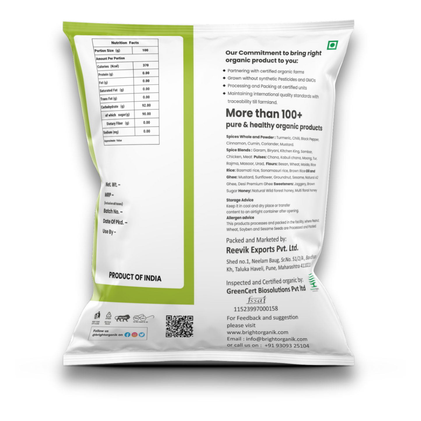 Organic Jaggery Powder