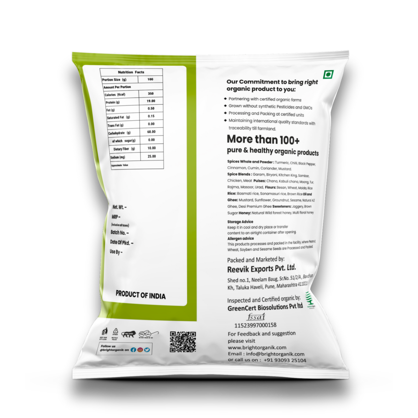 Organic Brown Chana