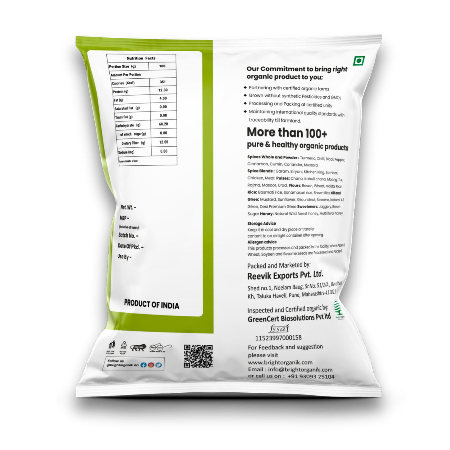 Organic Foxtail Millet ( Baajara)