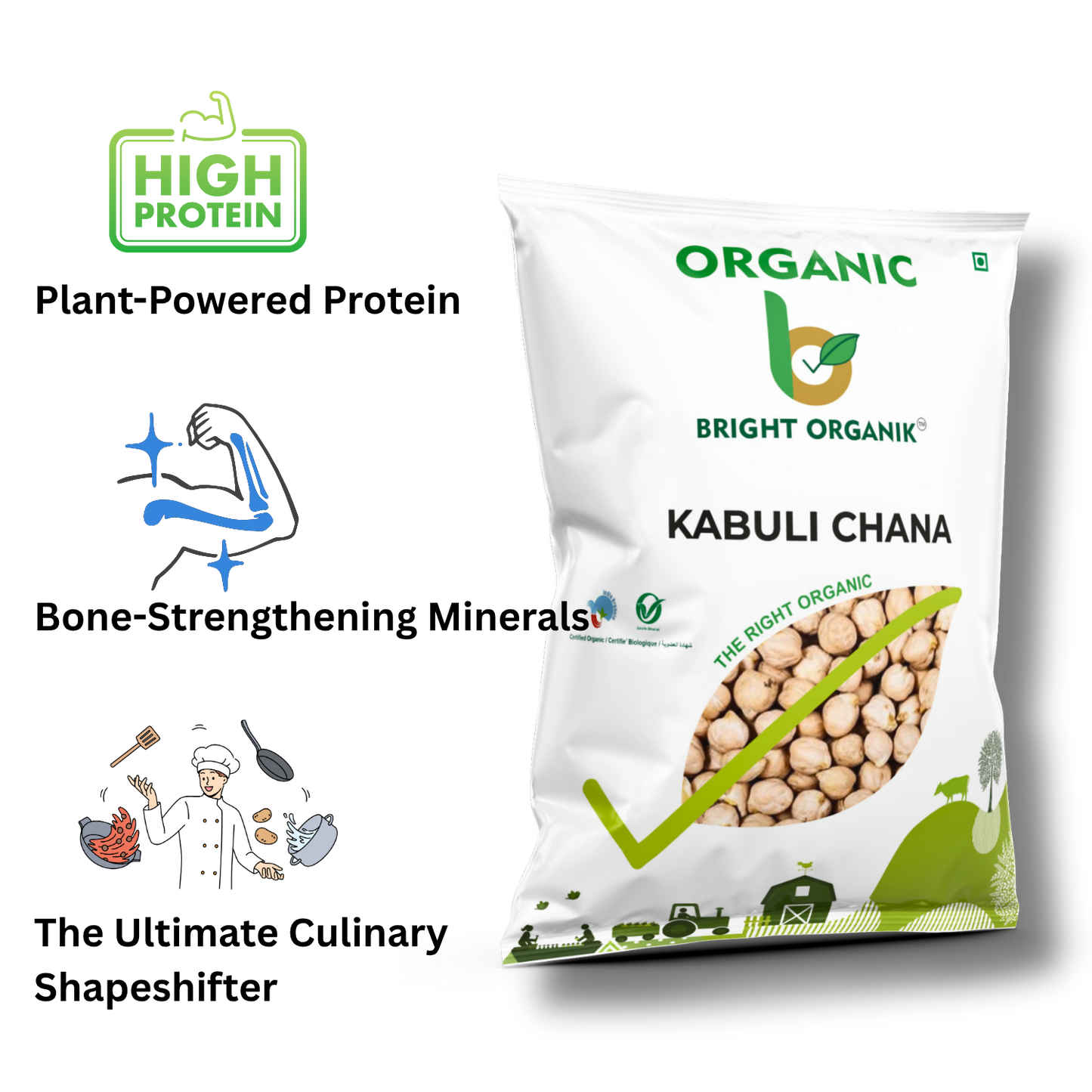 Organic Kabuli Chana
