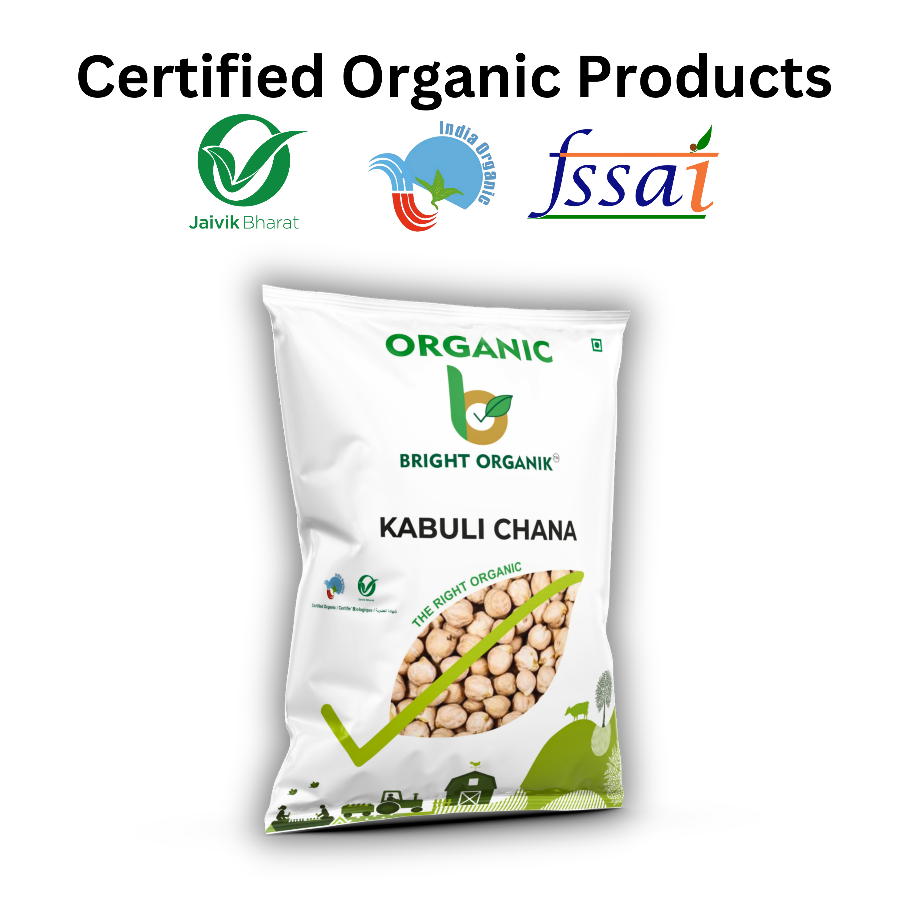 Organic Kabuli Chana