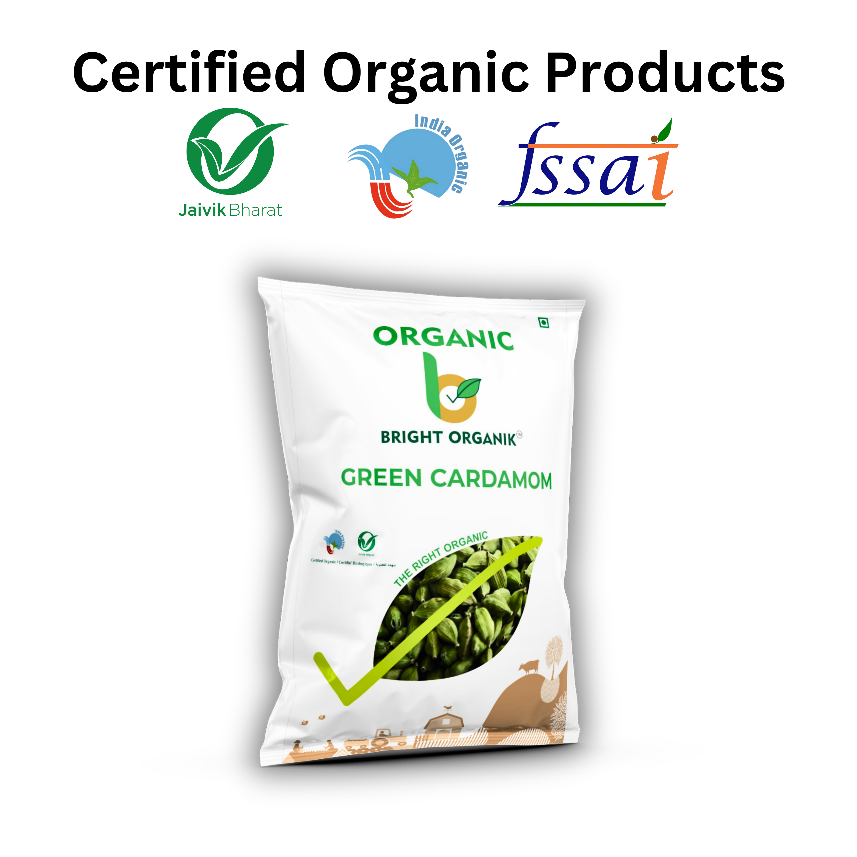 Organic Green Cardamom