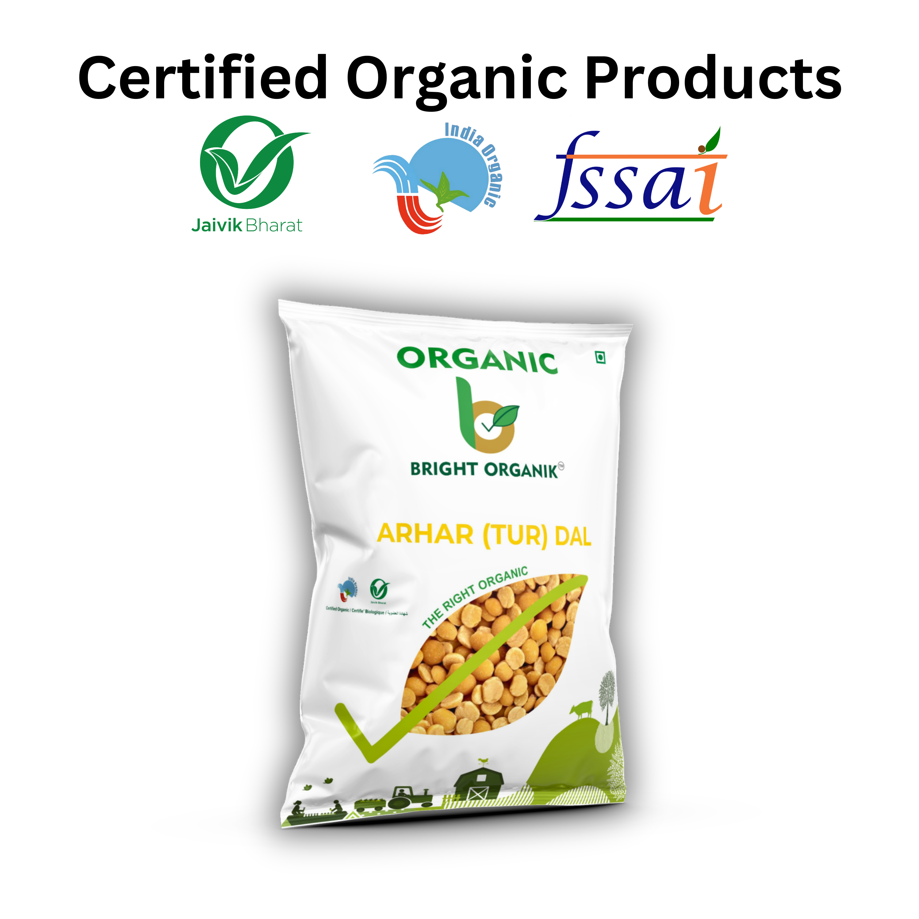 Organic Arhar (Tur) Dal