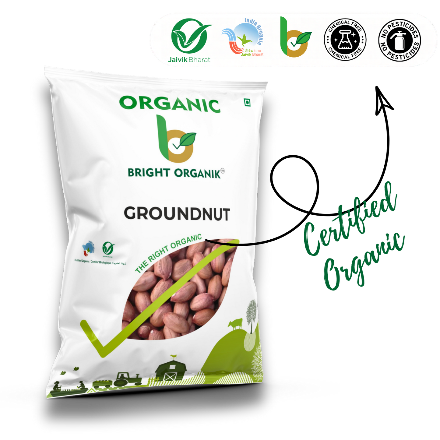 Organic Groundnut (Peanut)
