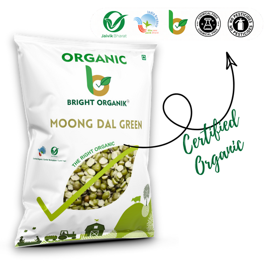 Organic Moong Dal  Green (Split)