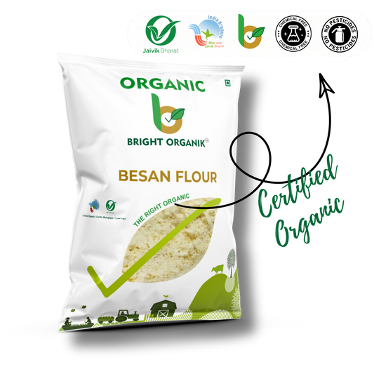 Organic Besan (Chickpea Flour)