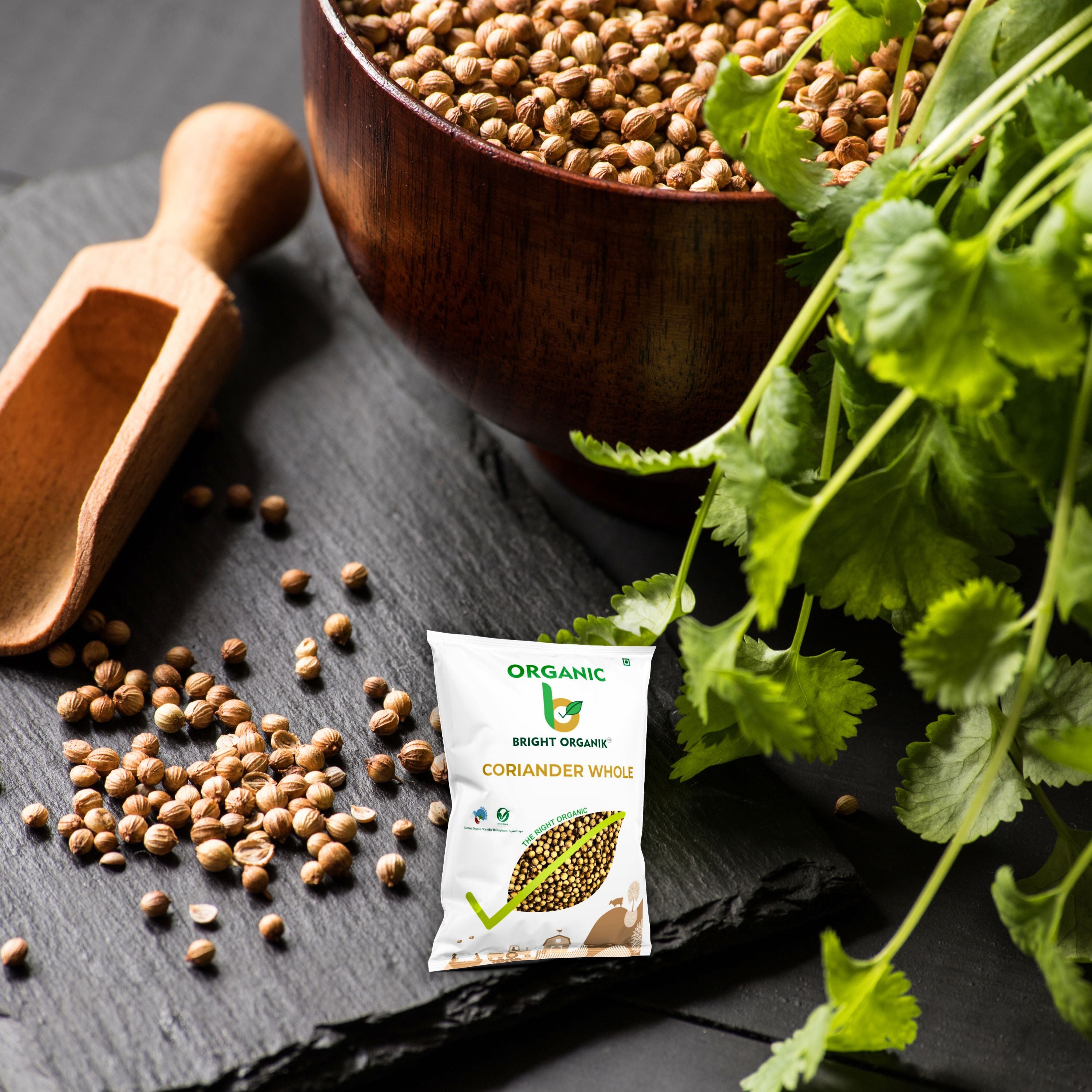 Organic Coriander whole