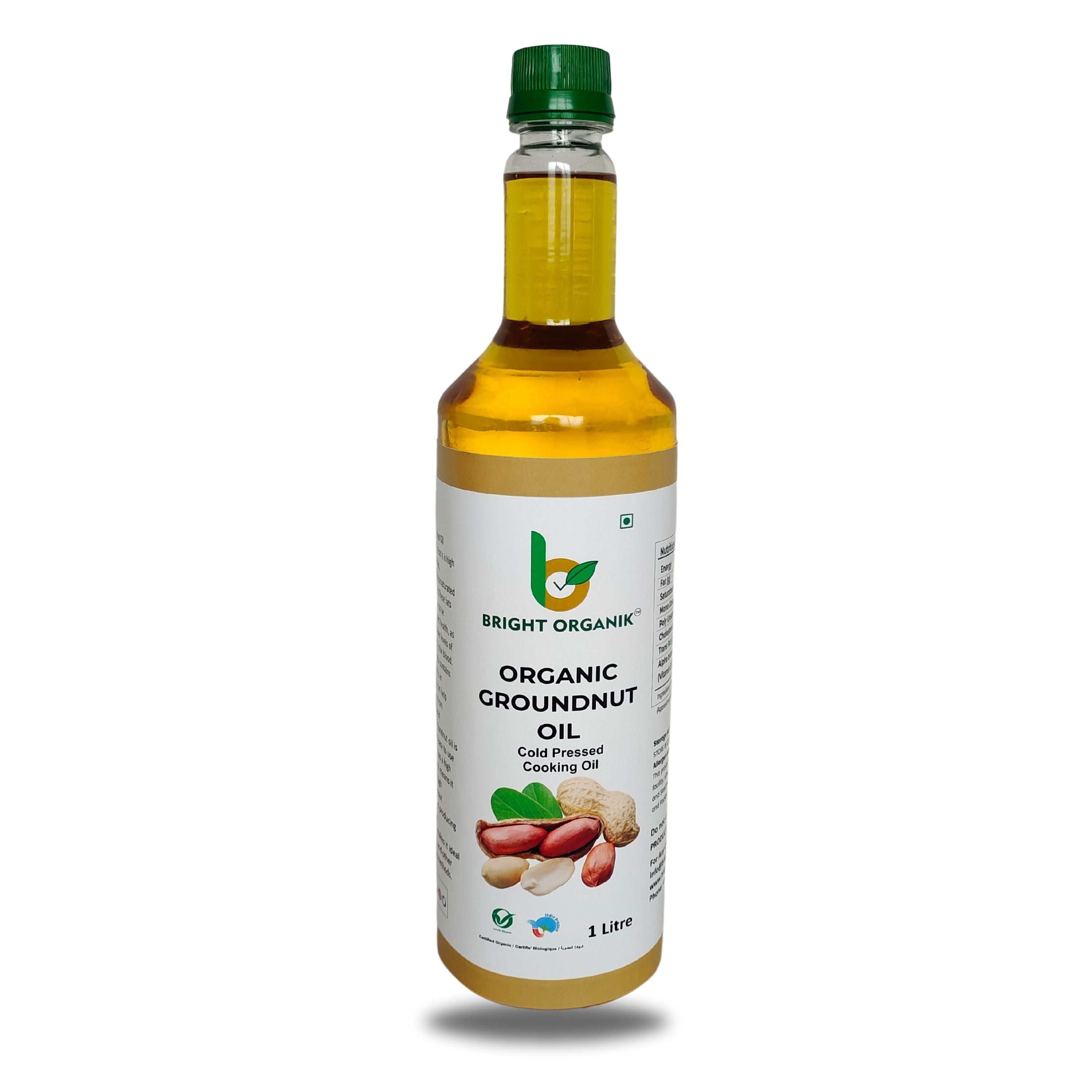 Organic Groundnut Oil (Cold Pressed)