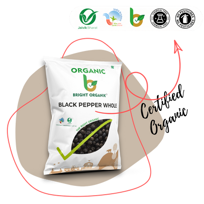 Organic Black Pepper whole