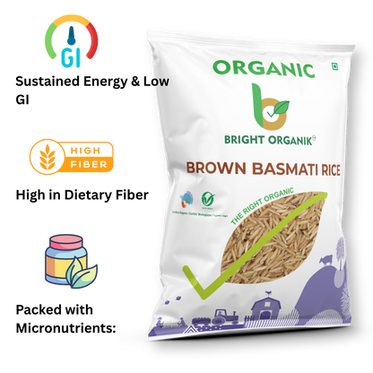 Organic Brown Basmati Rice 