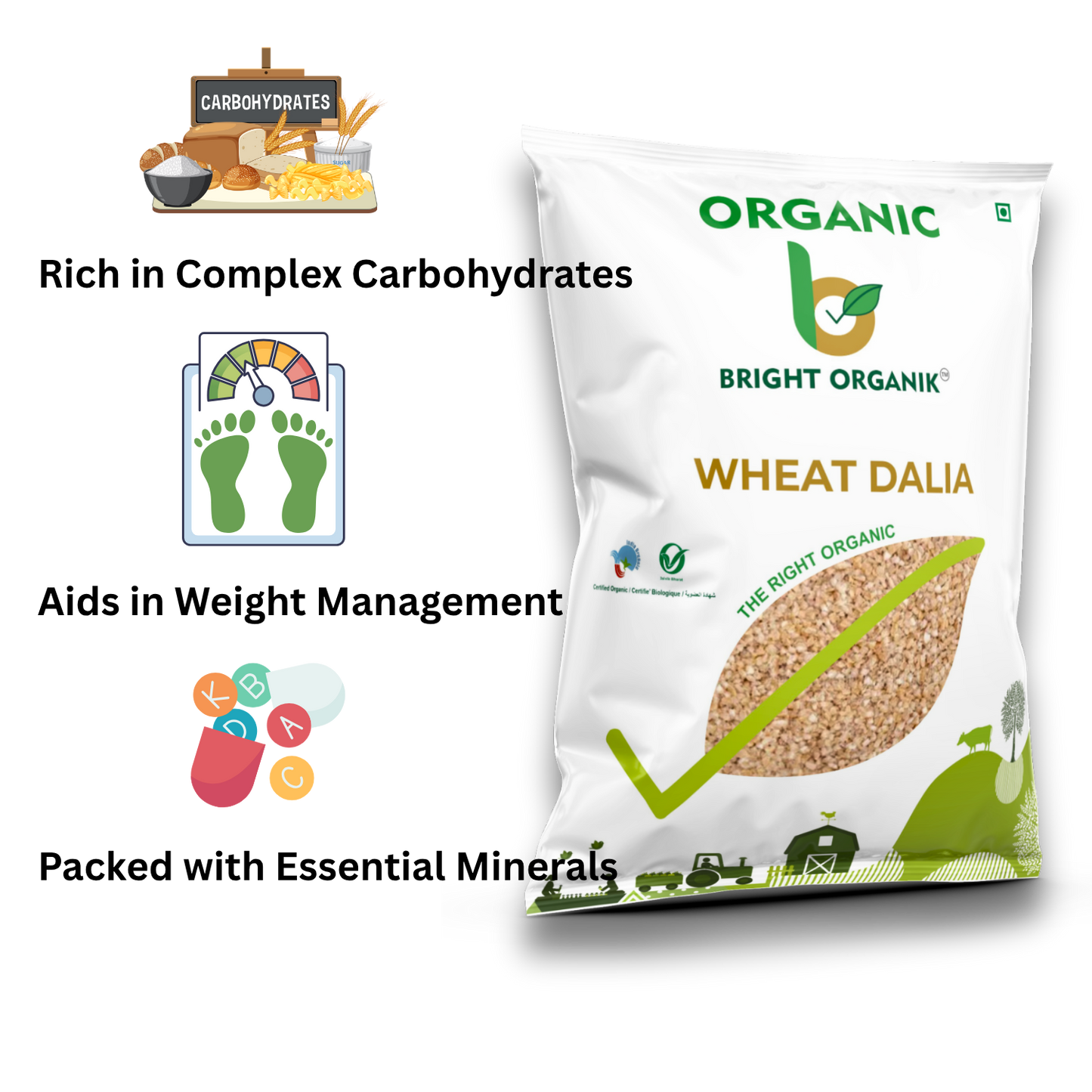 Organic Wheat Dalia