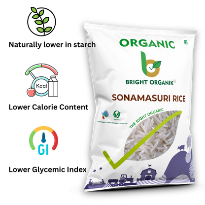 Organic Sonamasuri Rice