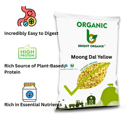 Organic Moong dal yellow
