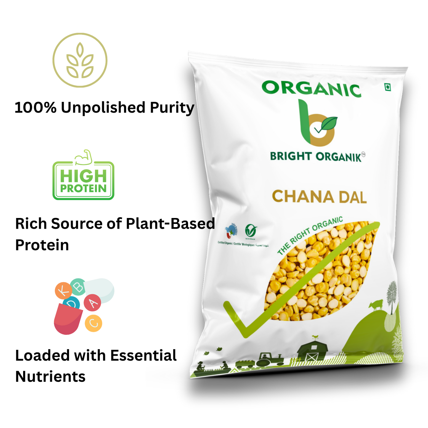 Organic Chana Dal 