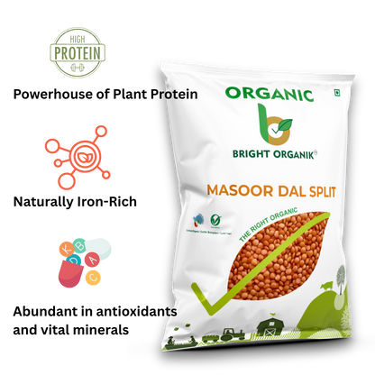 Organic Masoor Dal (Split)