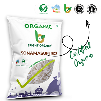 Organic Sonamasuri Rice