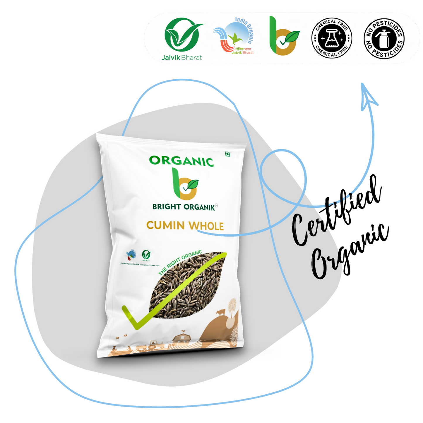 Organic Cumin Whole
