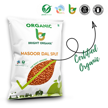 Organic Masoor Dal (Split)