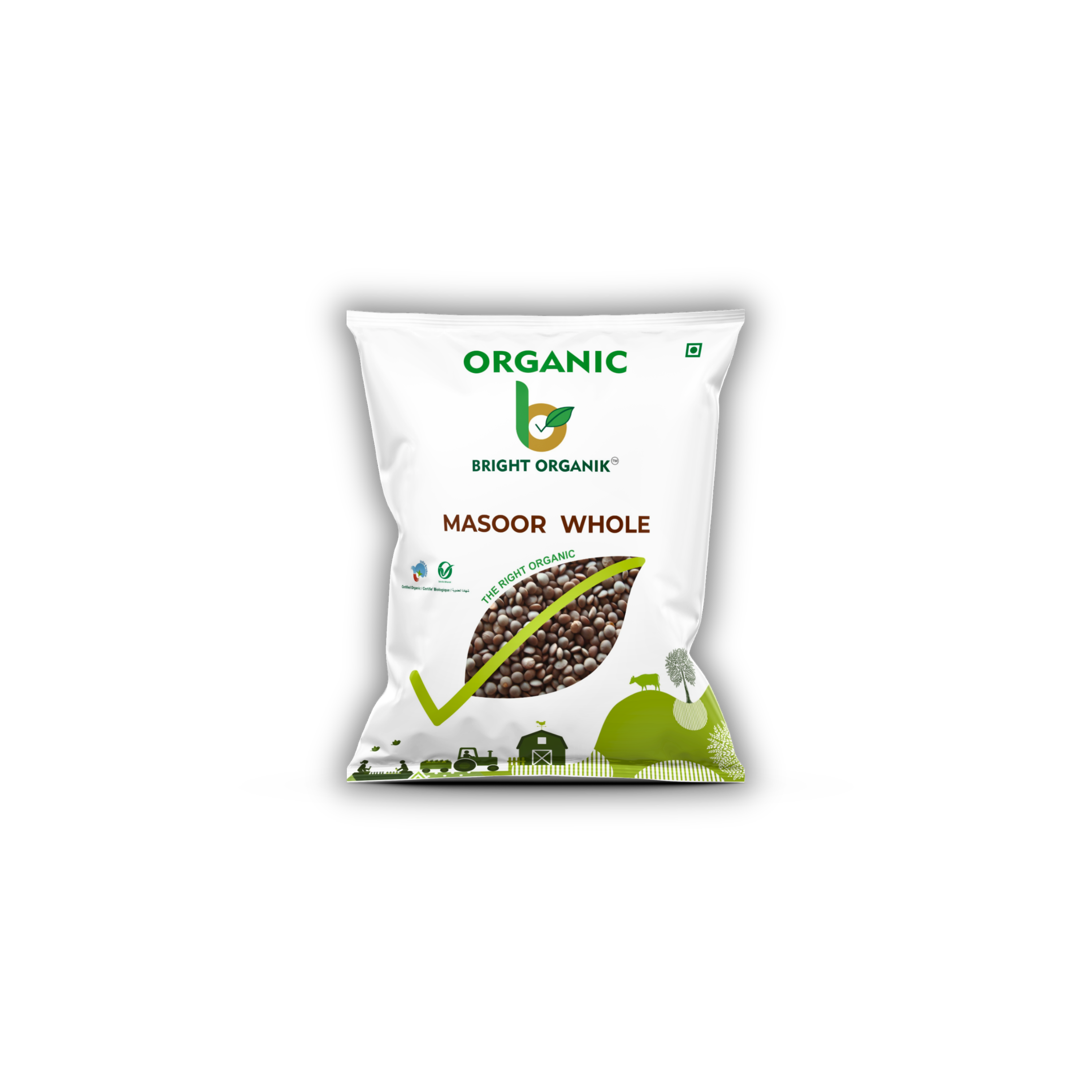 Organic Masoor Dal Whole