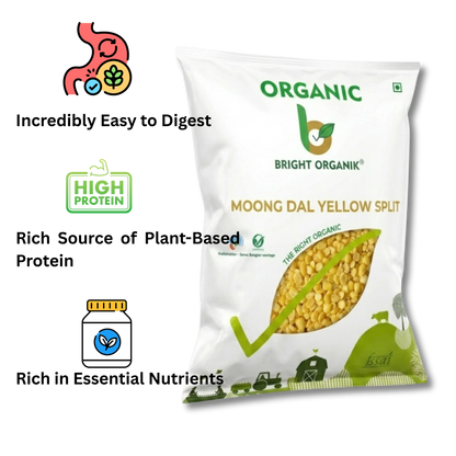 Organic Moong dal yellow