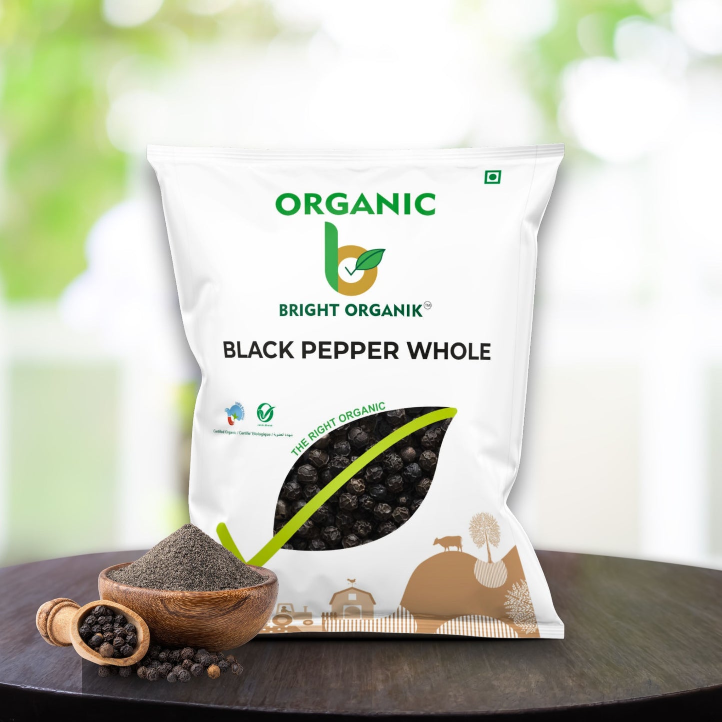 Organic Black Pepper whole