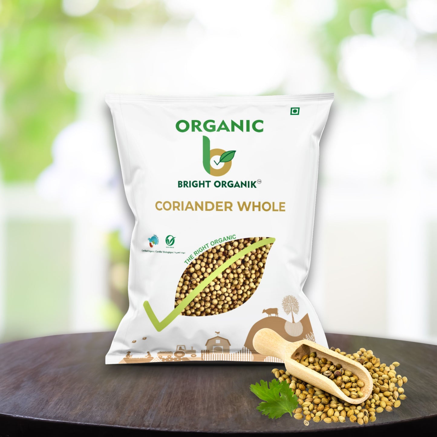 Organic Coriander whole